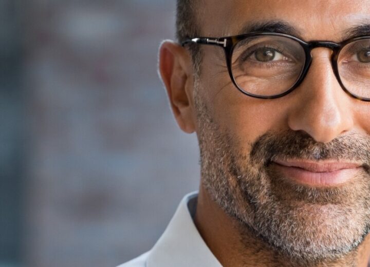 Professional Man In Outdoor Setting.