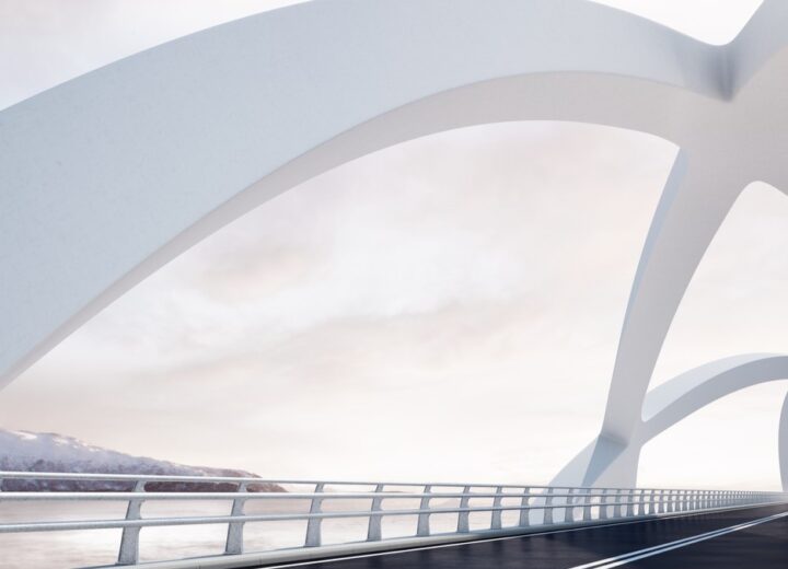 Modern Bridge With Elegant Arches