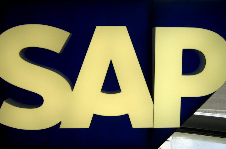 Large Illuminated Sap Logo Display