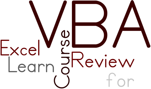 Learn Vba For